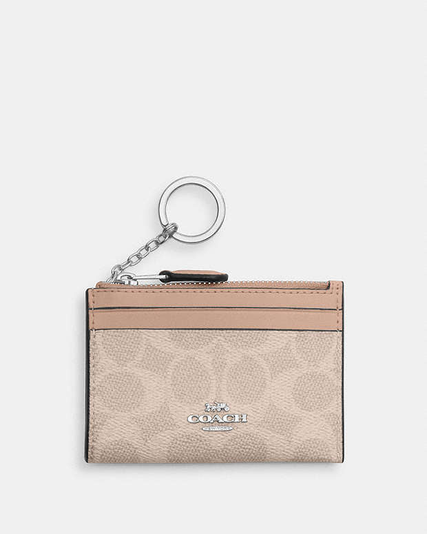 Mini Skinny Id Case In Signature Canvas