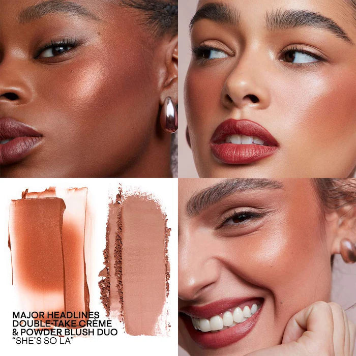 Major Headlines Double-Take Crème & Powder Blush Duo