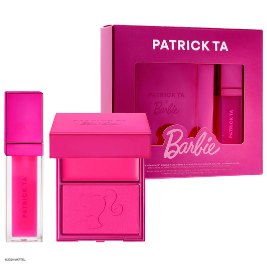 Patrick Ta x Barbie™ Blush Duo and Lip Plumper Set